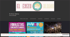 Desktop Screenshot of elerizoalbino.com